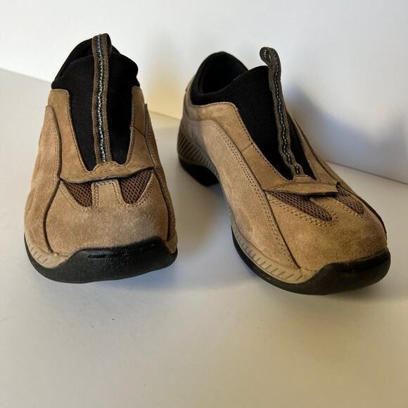 JUSTIN ankle boots, leather & suede slip on women’s size 5 1/2 - Picture 3 of 10